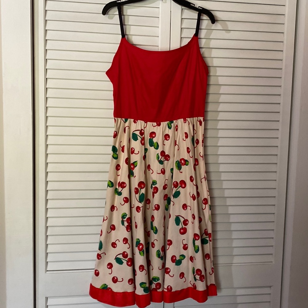 Rockabilly Dress with Cherries